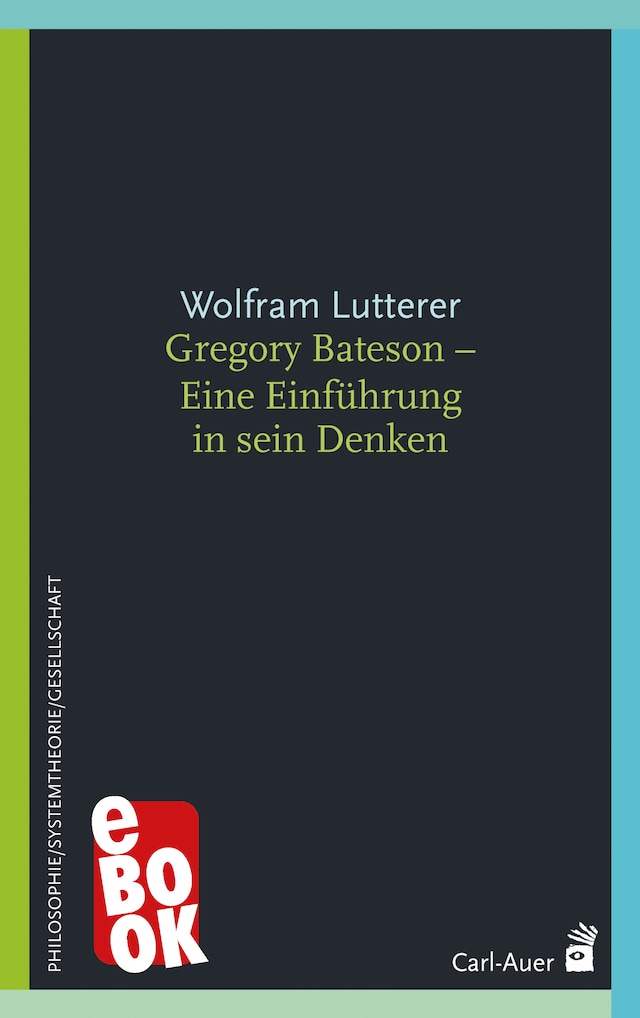 Boekomslag van Gregory Bateson - Eine Einführung in sein Denken