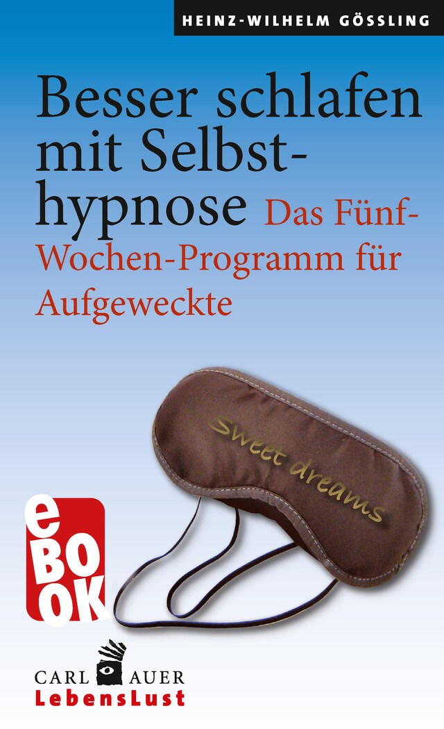 Portada de libro para Besser schlafen mit Selbsthypnose