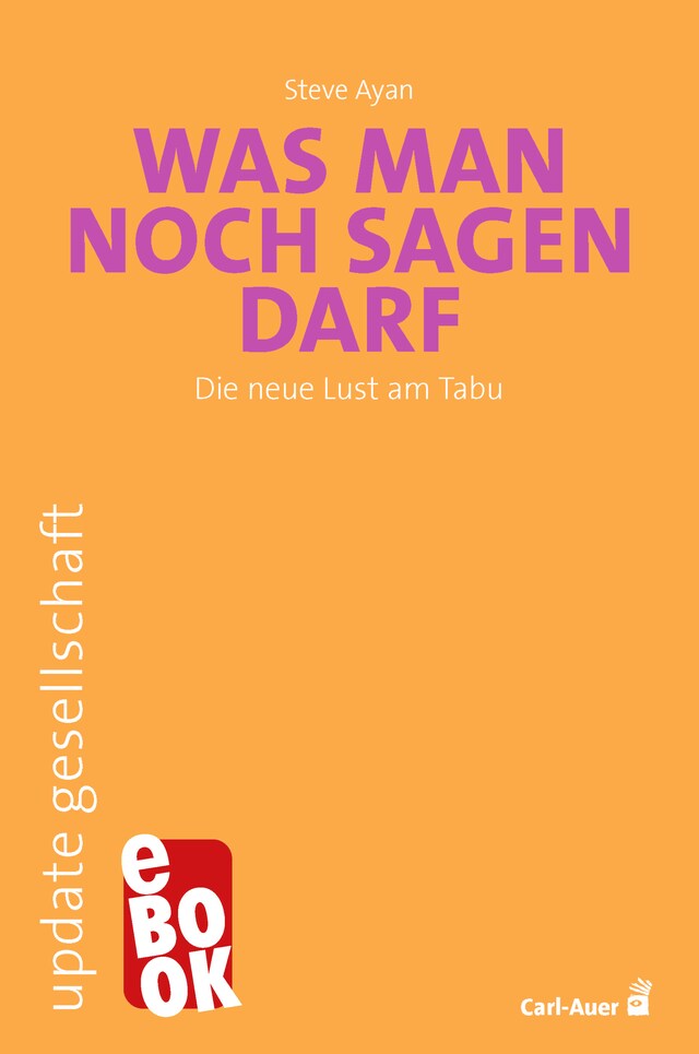 Buchcover für Was man noch sagen darf