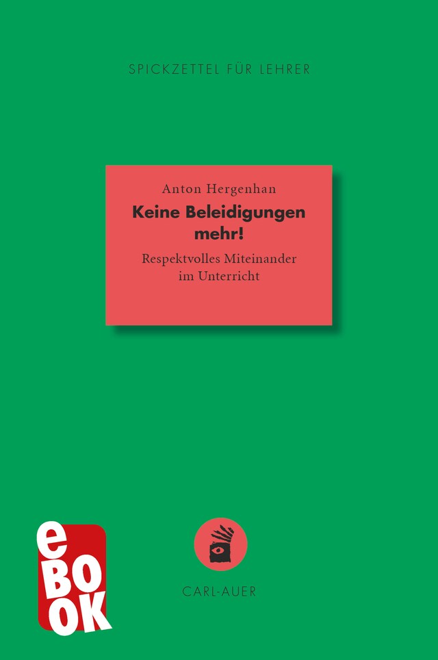 Buchcover für Keine Beleidigungen mehr!