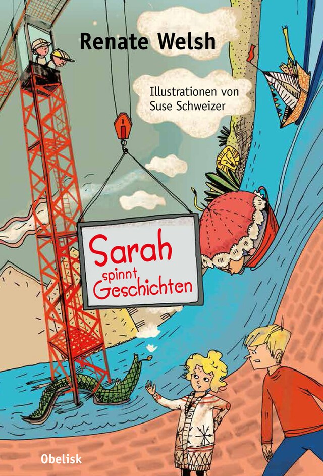 Book cover for Sarah spinnt Geschichten