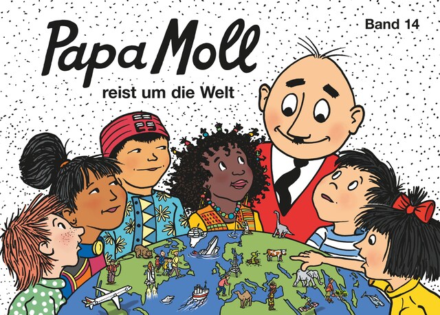 Bogomslag for Papa Moll reist um die Welt