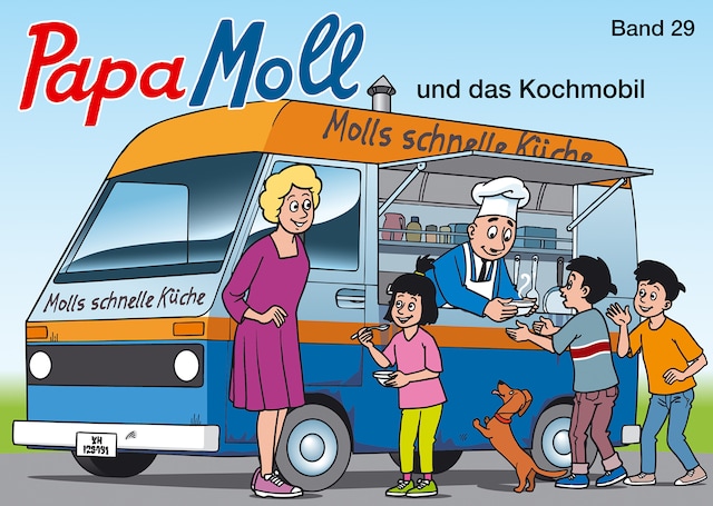 Buchcover für Papa Moll und das Kochmobil