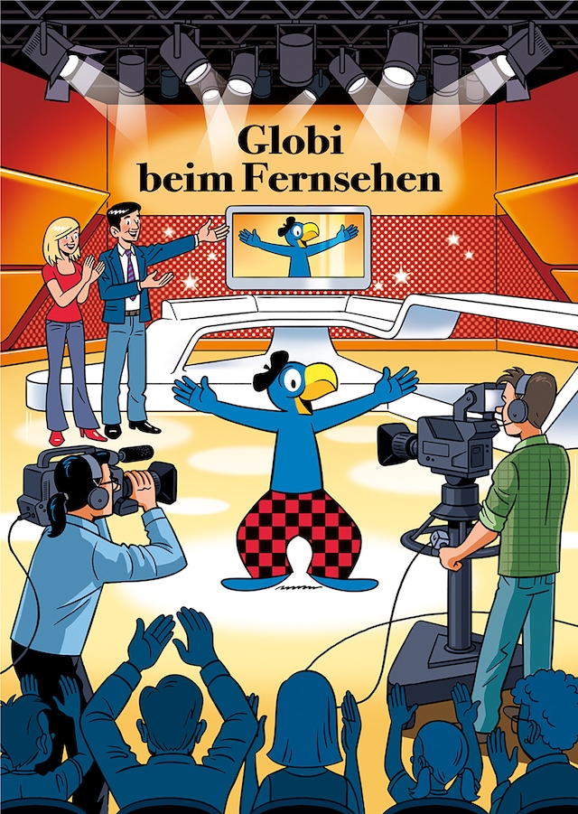 Buchcover für Globi beim Fernsehen
