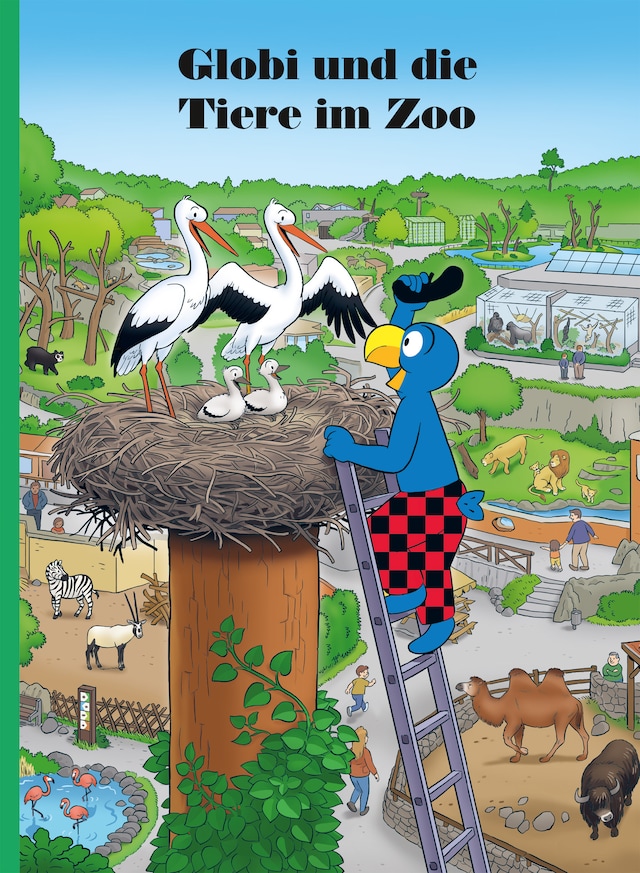 Buchcover für Globi und die Tiere im Zoo