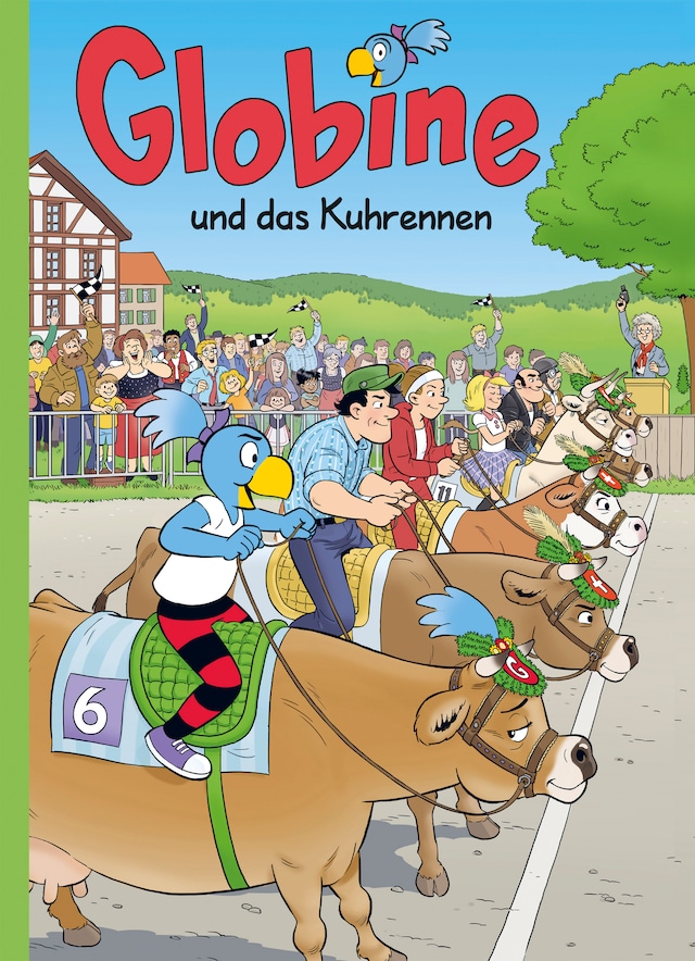 Copertina del libro per Globine und das Kuhrennen