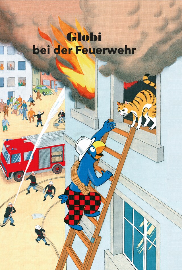 Book cover for Globi bei der Feuerwehr