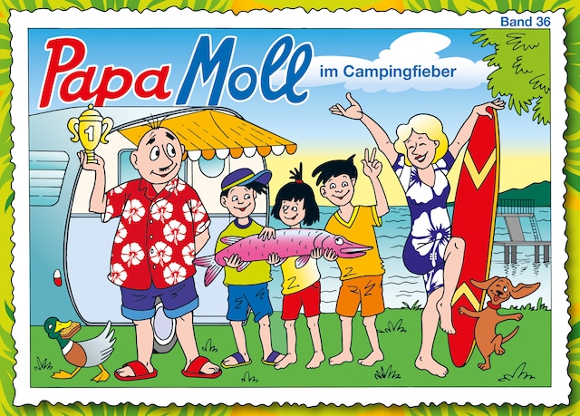 Buchcover für Papa Moll im Campingfieber