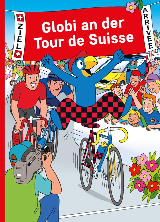 Book cover for Globi an der Tour de Suisse