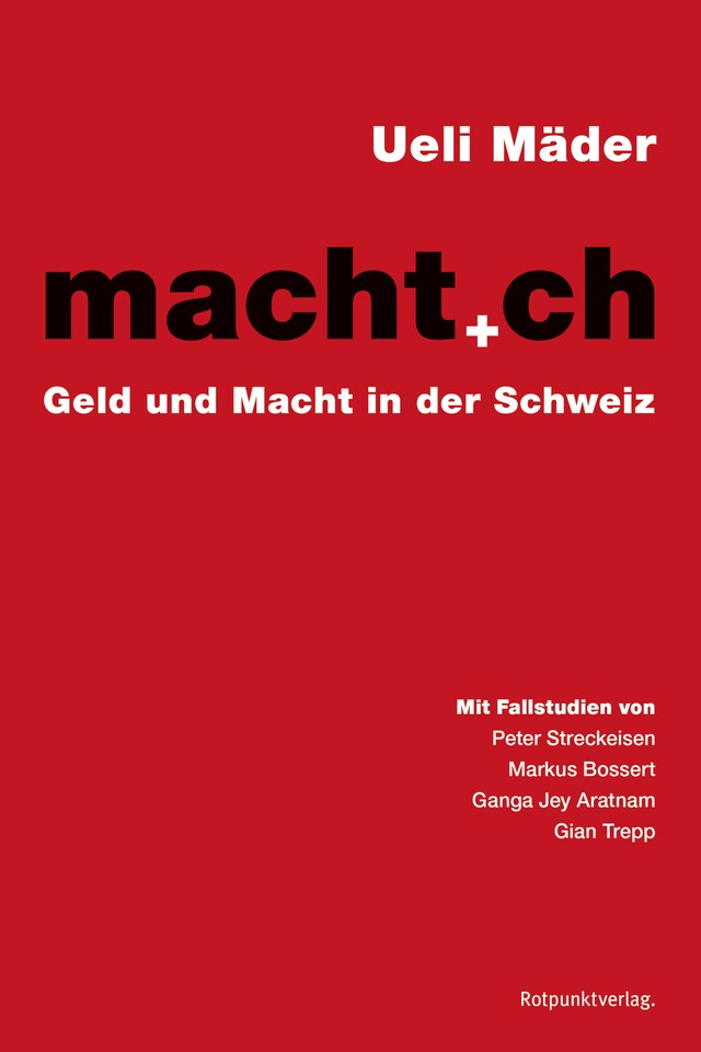 Boekomslag van macht.ch