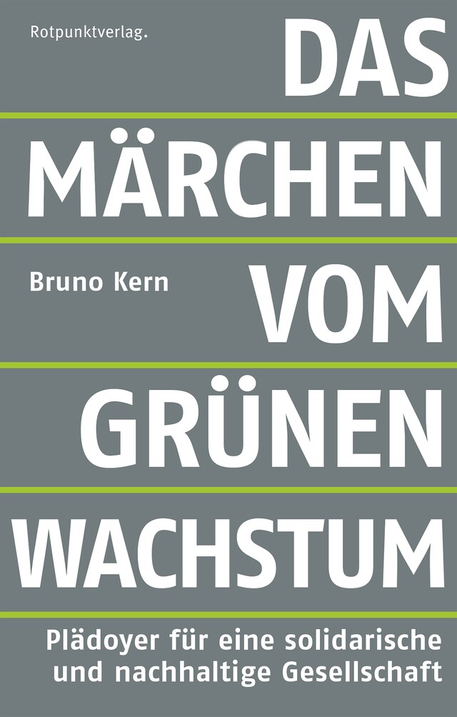 Kirjankansi teokselle Das Märchen vom grünen Wachstum