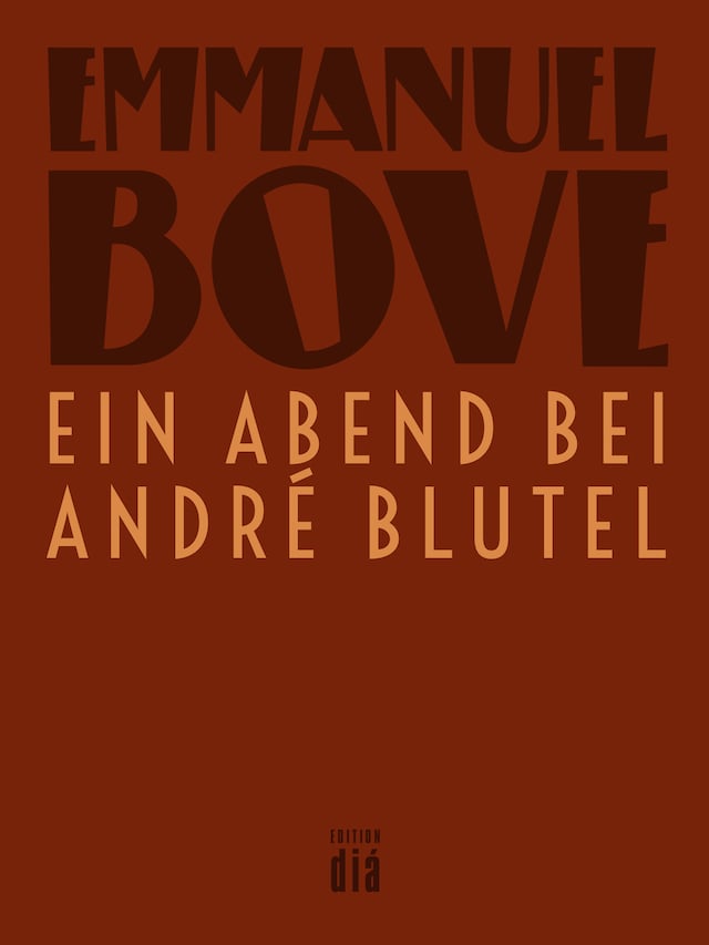 Book cover for Ein Abend bei André Blutel