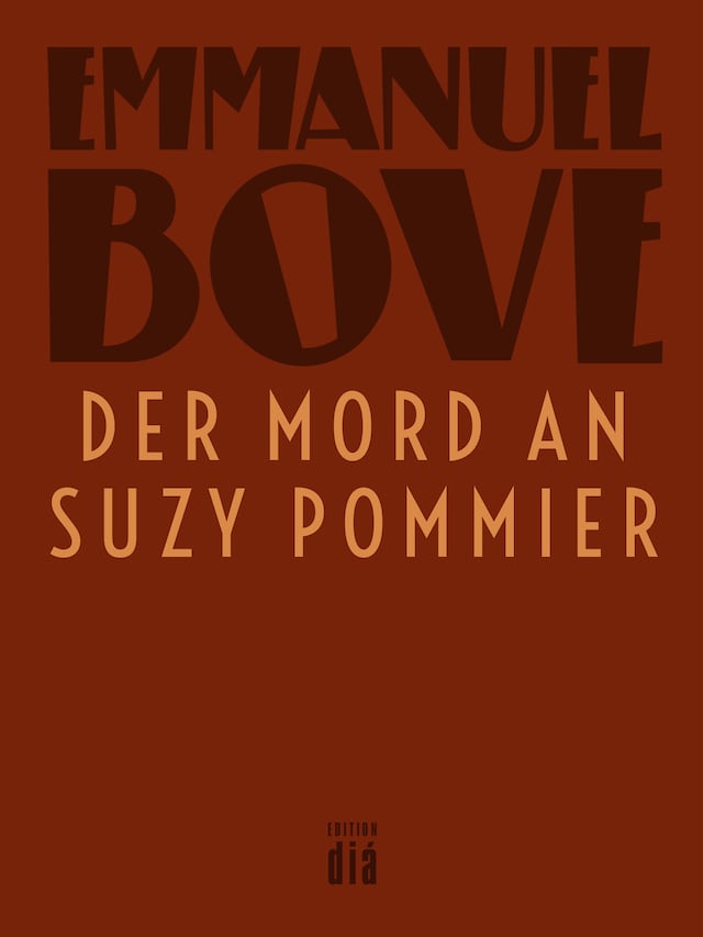 Book cover for Der Mord an Suzy Pommier