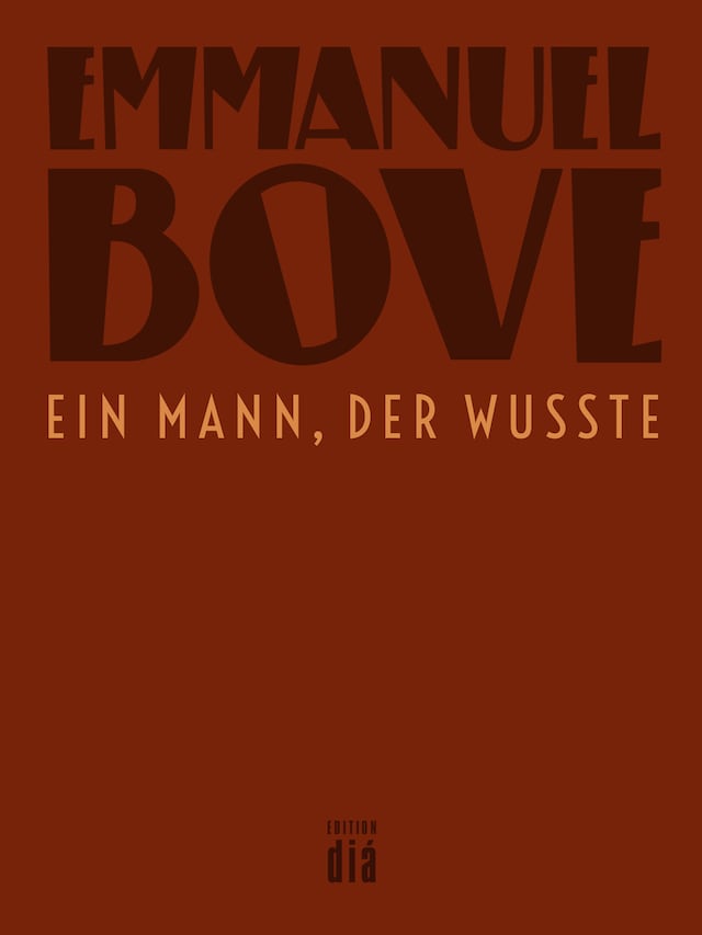 Book cover for Ein Mann, der wusste