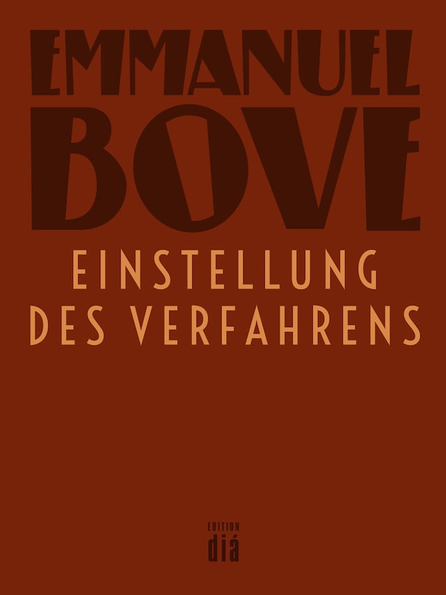 Book cover for Einstellung des Verfahrens
