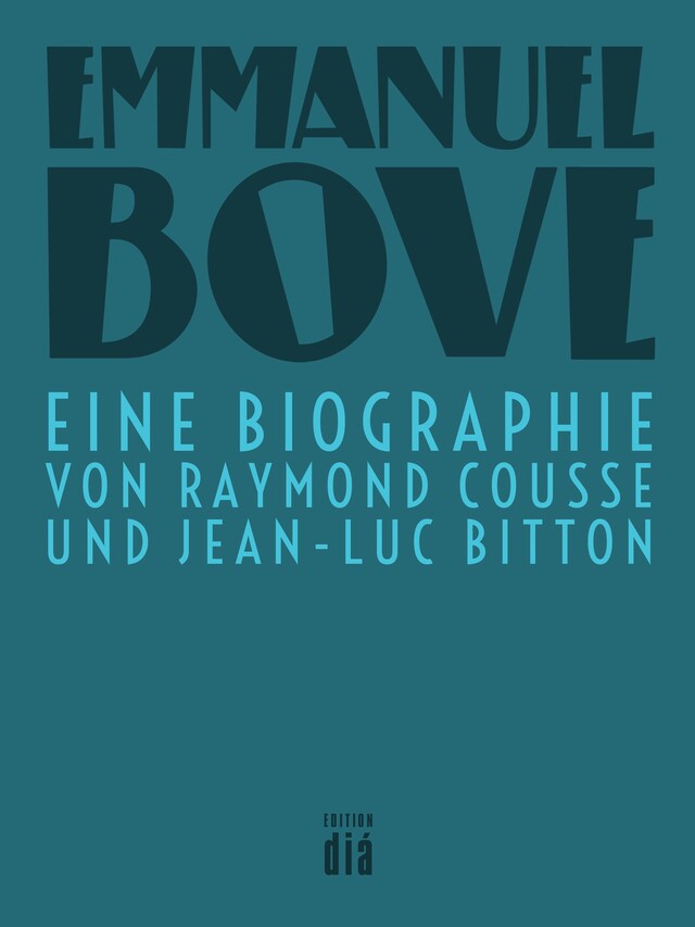Buchcover für Emmanuel Bove