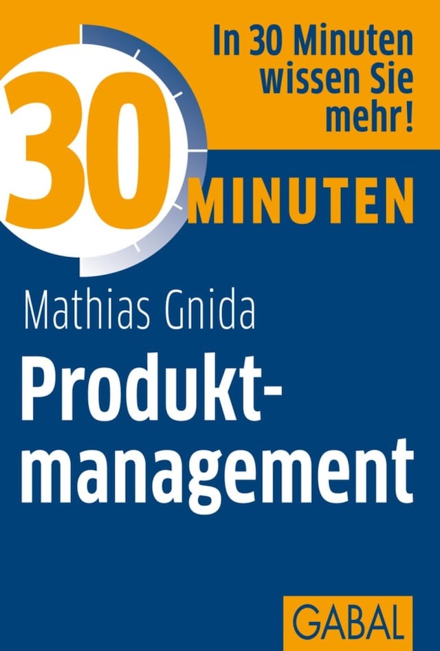 Book cover for 30 Minuten Produktmanagement