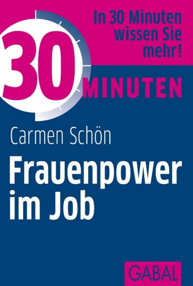 Buchcover für 30 Minuten Frauenpower im Job