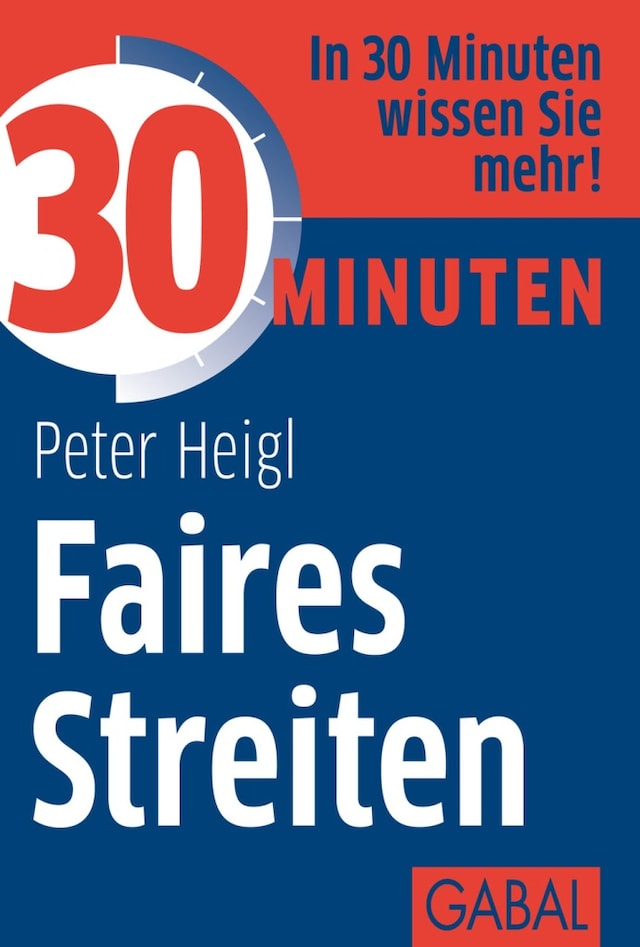 Book cover for 30 Minuten Faires Streiten