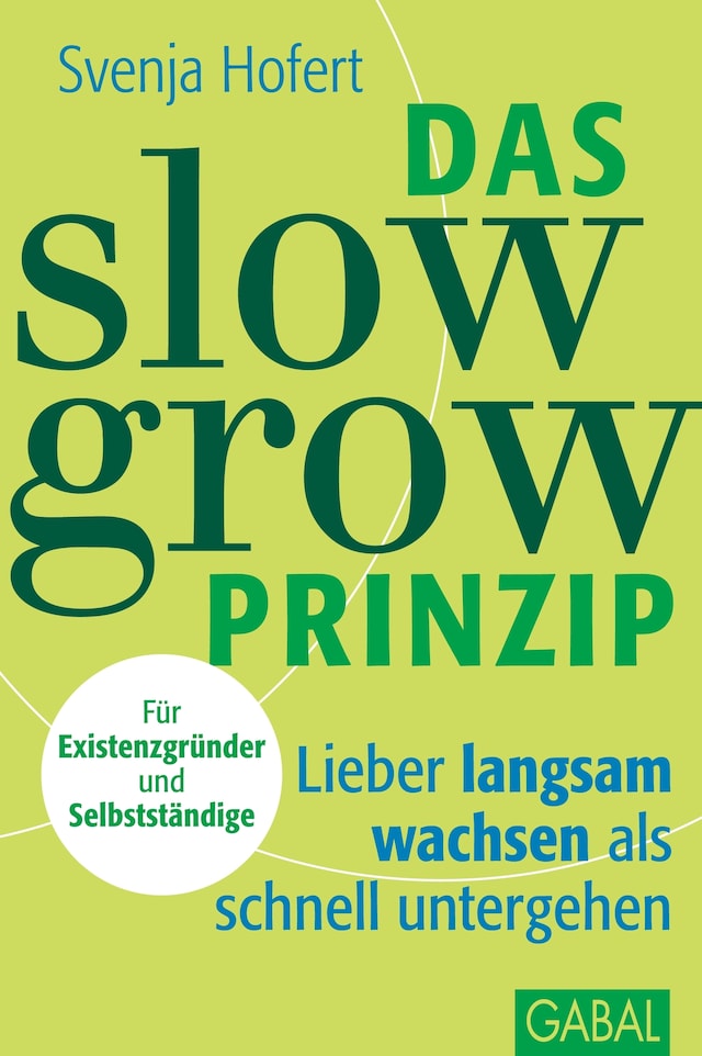 Book cover for Das Slow-Grow-Prinzip