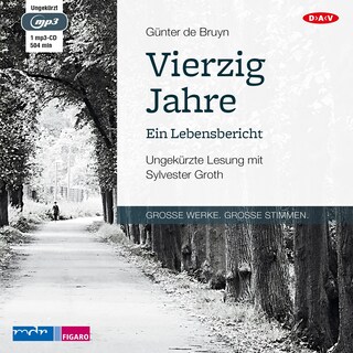 Vierzig Jahre. Ein Lebensbericht als Hörbuch