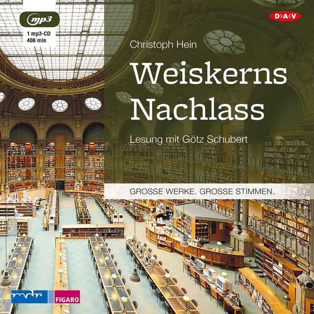 Buchcover für Weiskerns Nachlass