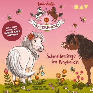 Die Haferhorde – Teil 4: Schmetterlinge im Ponybauch als Hörbuch