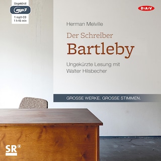 Der Schreiber Bartleby als Hörbuch