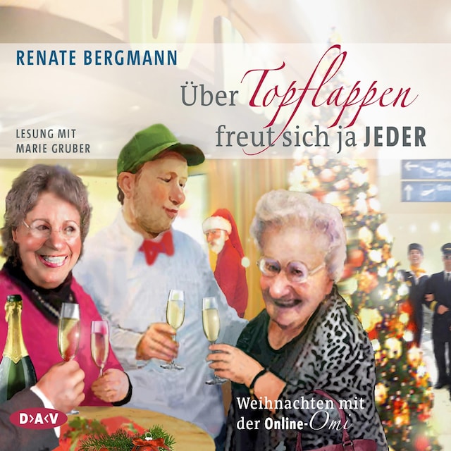 Buchcover für Über Topflappen freut sich ja jeder. Weihnachten mit der Online-Omi