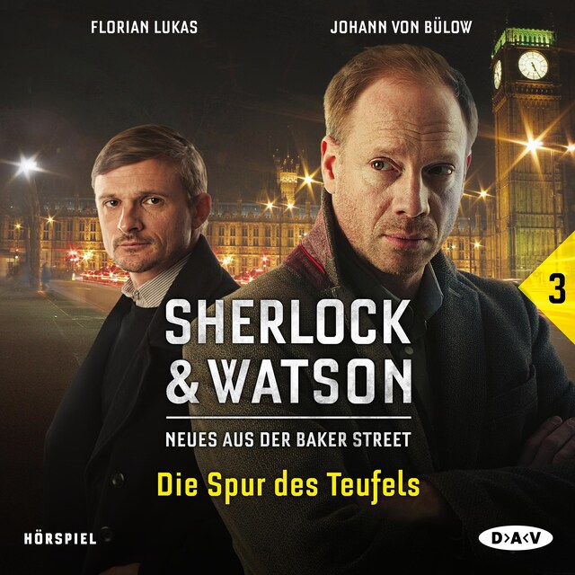 Buchcover für Sherlock & Watson – Neues aus der Baker Street: Die Spur des Teufels (Fall 3)