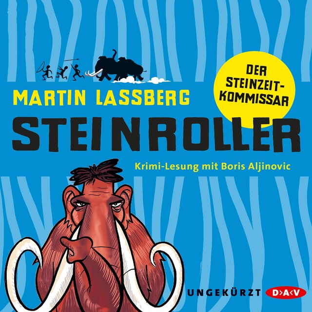 Buchcover für Steinroller. Der Steinzeit-Kommissar