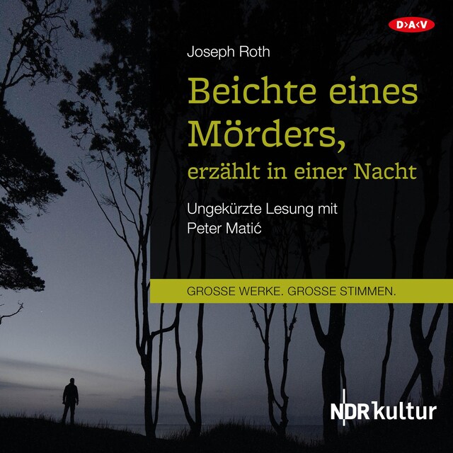 Buchcover für Beichte eines Mörders, erzählt in einer Nacht