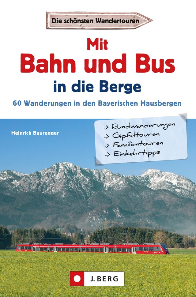 Book cover for Wanderführer mit Anreise per Bahn oder Bus