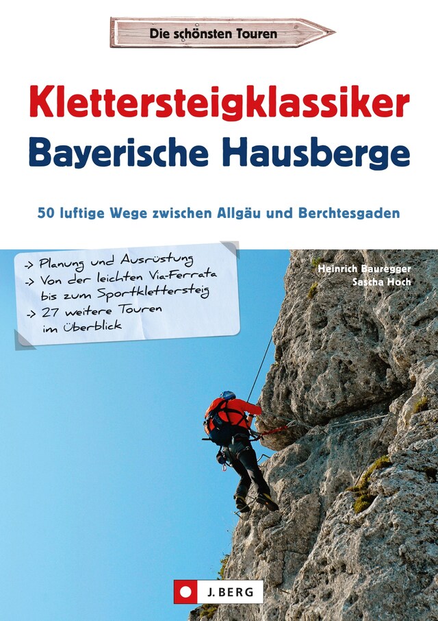 Buchcover für Klettersteigklassiker Bayerische Hausberge