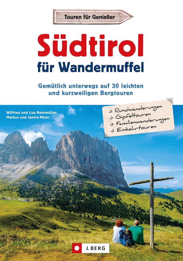 Buchcover für Südtirol für Wandermuffel