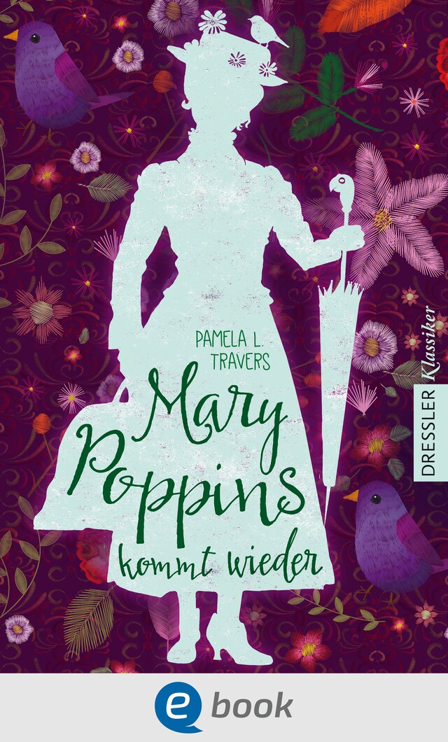 Portada de libro para Mary Poppins kommt wieder