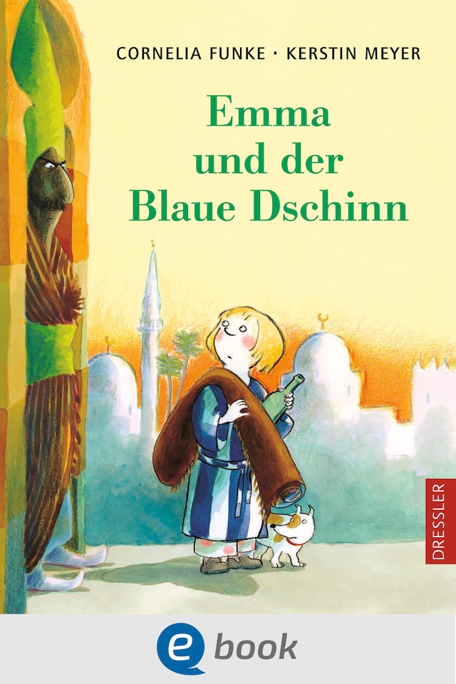 Book cover for Emma und der blaue Dschinn