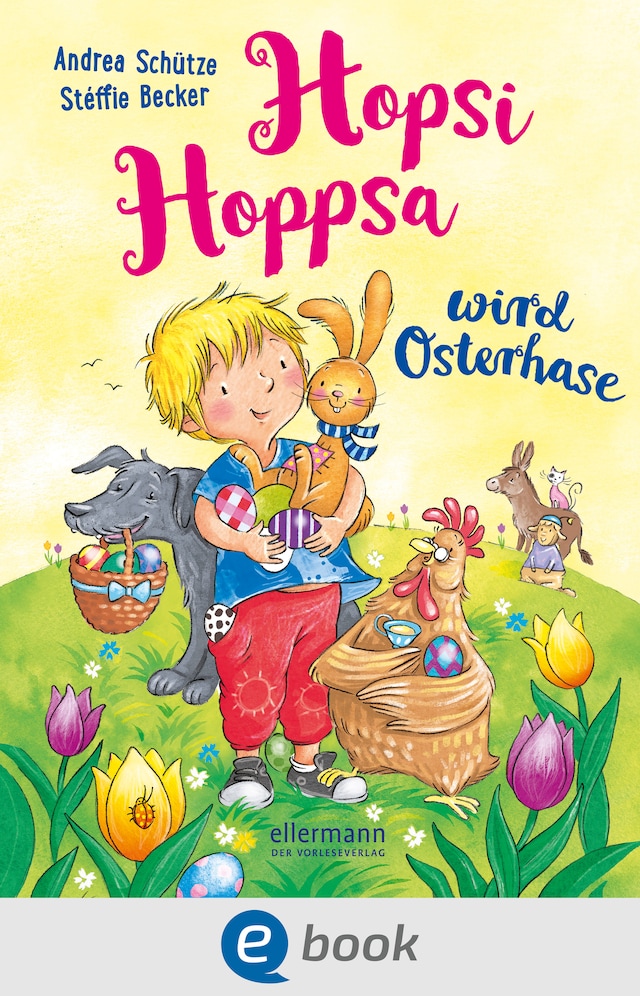 Copertina del libro per Hopsi Hoppsa wird Osterhase