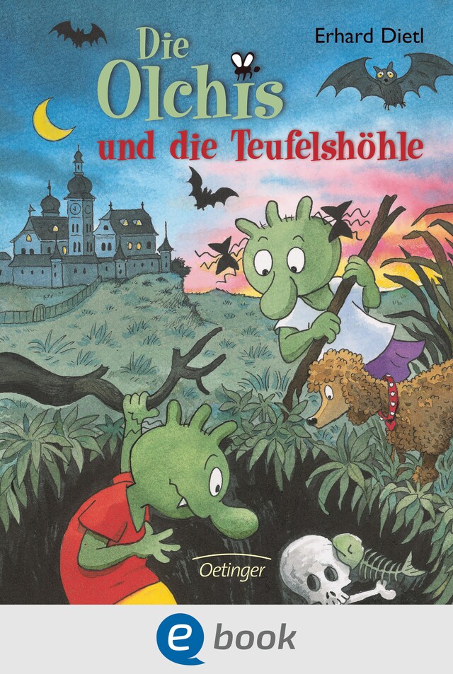 Portada de libro para Die Olchis und die Teufelshöhle