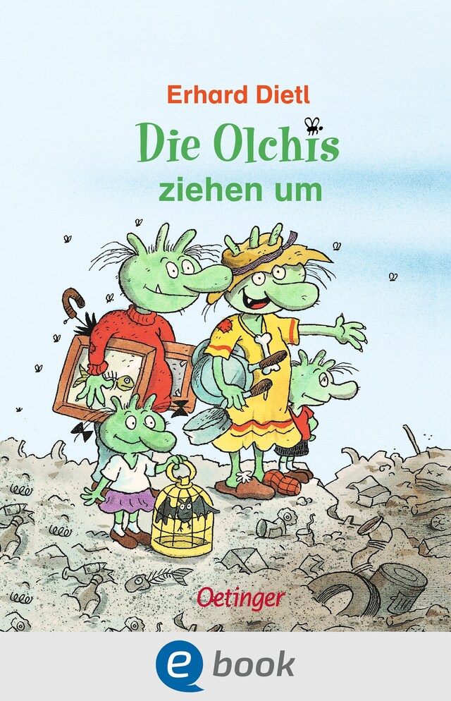 Portada de libro para Die Olchis ziehen um