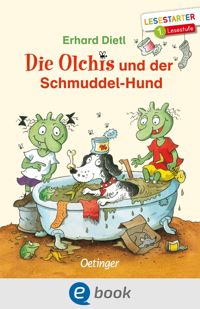 Kirjankansi teokselle Die Olchis und der Schmuddel-Hund