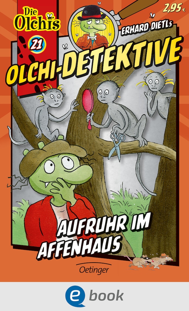 Boekomslag van Olchi-Detektive 21. Aufruhr im Affenhaus