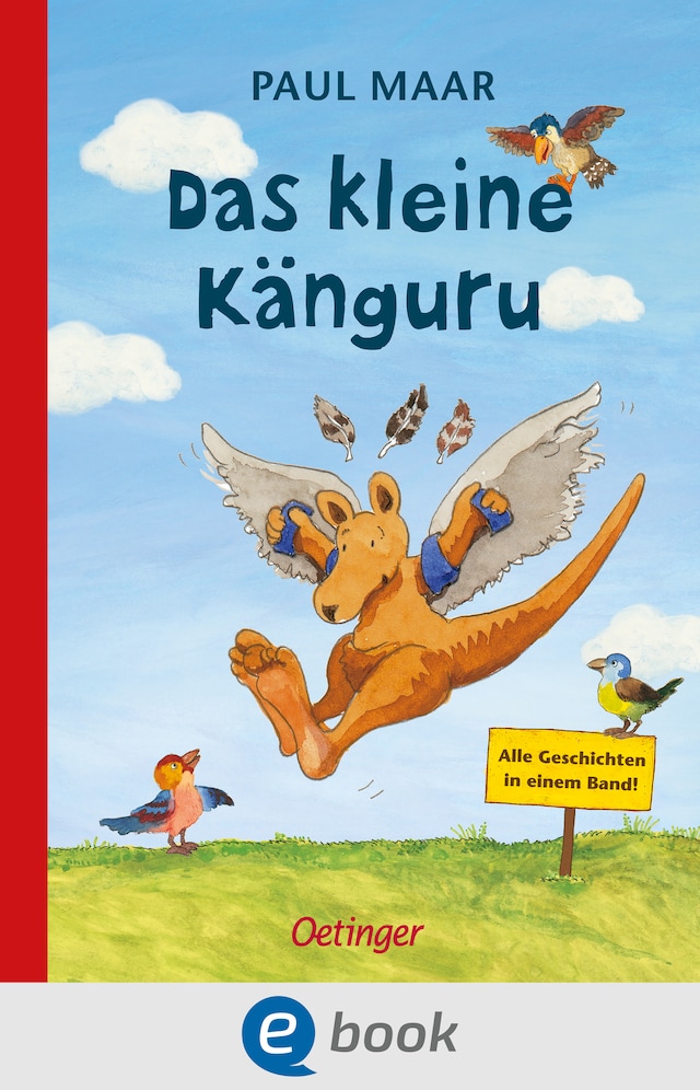 Kirjankansi teokselle Das kleine Känguru. Alle Geschichten in einem Band