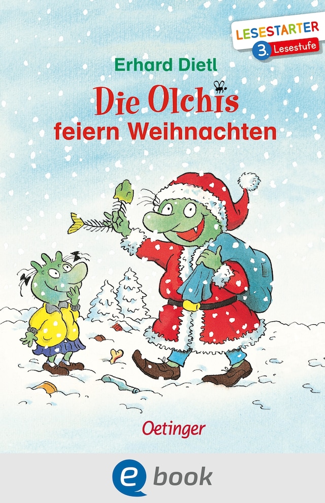 Book cover for Die Olchis feiern Weihnachten