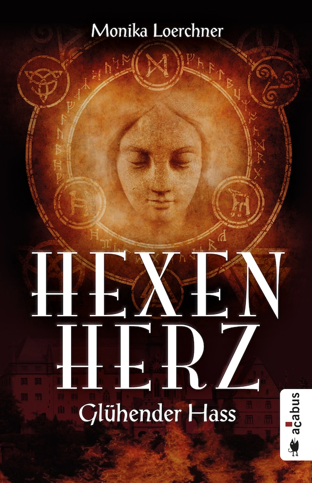 Book cover for Hexenherz. Glühender Hass