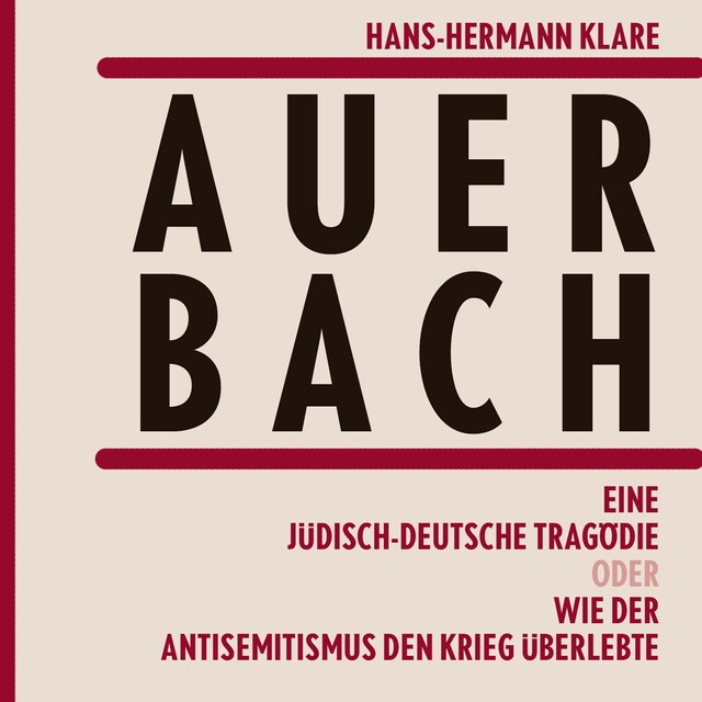 Copertina del libro per Auerbach