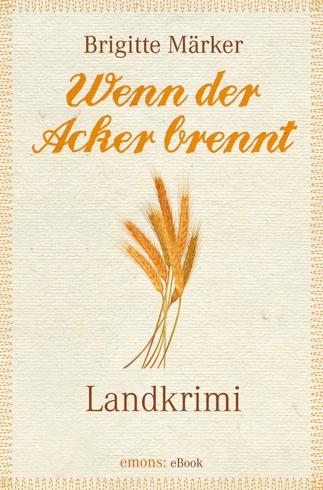 Book cover for Wenn der Acker brennt