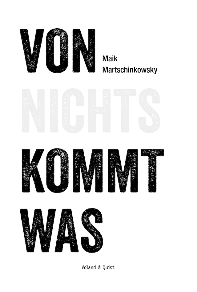 Book cover for Von nichts kommt was