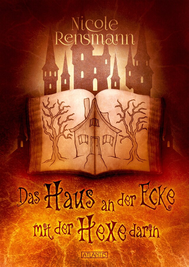 Book cover for Das Haus an der Ecke mit der Hexe darin