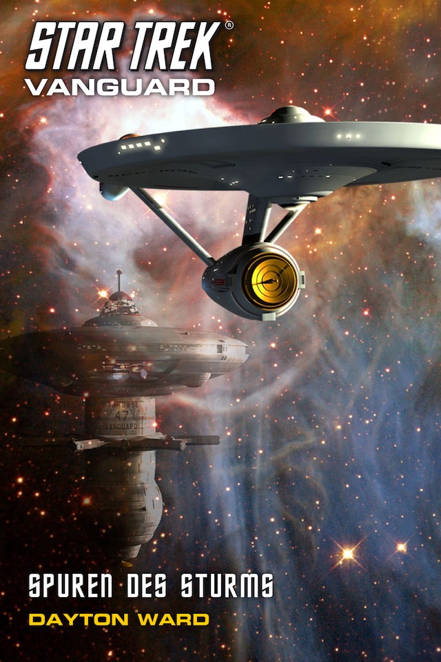 Book cover for Star Trek - Vanguard 9: Spuren des Sturms
